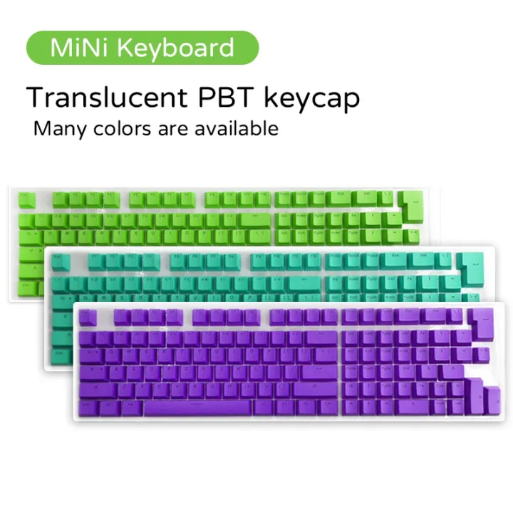 118%20Keys%20PBT%20OEM%20Keycaps%20Gaming%20Mechanical%20ISO%20Layout%2061/64/68/71/82/84%20Keys%20Keyboard%20Transparent%20Backlit%20Keycaps%20-%20Image%203