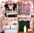 Balloon Garland Arch Kit 16Ft Long 112pcs Pink White Gold Balloons Pack for Girl Birthday Baby Shower Bachelorette Party Centerpiece Backdrop Background Decorations. 