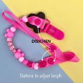 DISICHEN 2 IN 1 Baby Pacifier Toy Dual Use Clip Anti Lost Holder Fifty percent discount Chain Teether Hanger Newborn Dummy Holder 安抚奶嘴夹扣带. 
