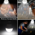 LED Solar Lights Rechargeable Indoor/Outdoor Fit For Camping Emergency Power Outage With Remote Control. 