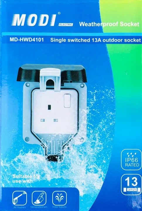 Single%20Waterproof%20Weatherproof%20Outdoor%20IP66%20MD-HWD4101%20Modi%2013A%20Switched%20Socket%20Cover%20Rainstorm-Proof%20Outdoor%20Splash-Proof%20Box%20%5BID:%204964%5D%20-%20Image%205