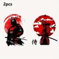2pcs Hannya Samurai Car Emblem Japan Sticker 3D Metal Badge Motorcycle Moto Styling For Car motorcycle Helmet Bike. 