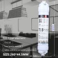 Quick Connect 10 Inch Small T33 Fitting Water Purifier Coconut Carbon Post Water Filter Cartridge Reverse Osmosis Filter Element. 