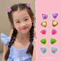 1 Pair Cute Children Hair Clips Candy Color Plush Felt Cat Ears Baby Girl Hairpins Sweet Kids Barrettes Party Hair Accessories. 