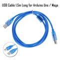 Arduino Uno Cable 1.5m 150cm 4.9 Feet Long USB Cable for Arduino Uno Mega. 