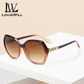 LouisWill Women Sunglasses UV400 Summer Sunglasses Anti Glare Driving Fishing Glasses Vintage Retro Large Frame Summer Sun Glasses Fashion Sunglasses. 