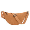 High Original Quality Korean Dumpling Corduroy Shoulder Bag Sling Bag Women Simple Belt Bag. 