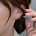 Women's Fashion Delicate Crystal Female Stud Earrings Girls Accessories for Special Day. 