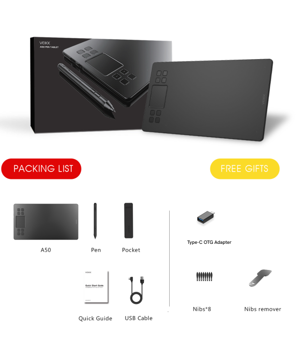 VEIKK%20A50%20Graphic%20Drawing%20Tablet%20for%20Digital%20Art%20290%20PPS%20Full%20Panel%20Design%2010%20x%206%20inch%20Drawing%20Pad%20Large%20Working%20area%20with%208192%20Levels%20Pressure%20Sensitivity%20Battery-Free%20Passive%20Pen%208%20Hotkeys&Touch%20Pad%20-%20Image%208