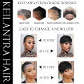 Brown Short Pixie Cut Wig Human Hair For Black Women Machine Made Wigs With Bangs Colored Brazilian Wig Human Hair Wigs. 