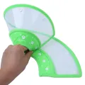 Dog Anti Bite Collar Lick Proof Wound-Recovery Soft Translucent Ruff Funnel Cover For Small Dog And Cat - M. 
