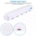 Retractable Clotheslines Clothes Hanger Rope Wall Mounted Hanger Drying Towel Rack Flexible Clothesline Bathroom Clothes Dryer. 