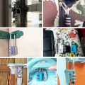 Medium 3 Digit Outdoor Waterproof Resettable Combination Number Padlock for Baggage Luggage Padlock School Locker Padlock Shed Cabinet Tool Box Garage Chain Gate Padlock Cage Weatherproof Digit Padlock Reset Number Lock. 