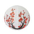 30cm Plum Blossom Round Paper Lantern Lamp Shade Chinese Oriental Style Light QUANYIN. 