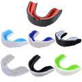 Kids Boxing Gum Shield with Storage Case Teeth Protection Double Colored Sports Mouth Guard for Boxing MMA Kickboxing Muay Thai. 