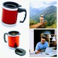 Stainless Steel Travel Mug With Lid / Vacuum Insulated Travel Mug 400ml. 