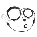 Throat Mic Earpiece Acoustic Tube Headset with Finger PTT for Alan Midland LXT600VP3 LXT500VP3 GXT1050VP4 GXT1030VP4 hot sale. 