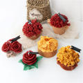 Silicone Flower Pot Pot Candle Mold 3D Three-dimensional Roses Gardenia Tulips Aromatherapy Plaster Ornaments Mold DIY Handmade Tools. 