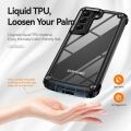 HODON Transparent Back Phone Cases For Samsung Galaxy S26 S25 S24 S23 S22 Ultra S21 S24 Plus Plating Camera Frame Case For A52 A32 Pure Color Bumper Protect. 