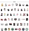 20/40/60Pcs Japan Anime Tokyo Ghoul Anime Stickers for Laptops skateboards. 
