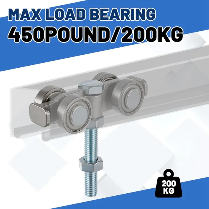 For%201-5/8"%20Wide%20and%20Taller%20Strut%20Channel-Silent%20Trolley%20Assembly%20Rollers(4%20Wheel)%20with%20M10%20Bolt%20for%201-5/8"%20Channels%202PCS%20-%20Image%203