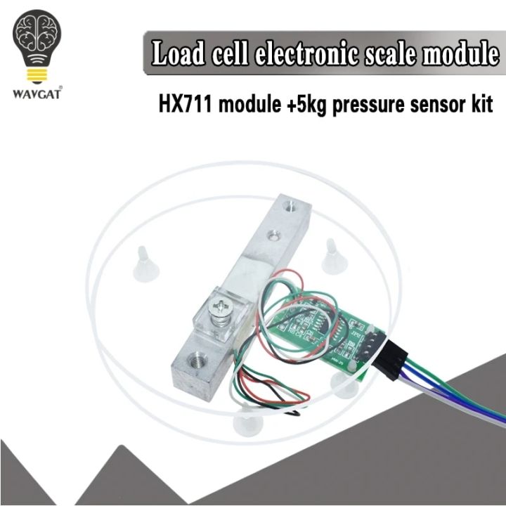 Digital Load Cell Weight Sensor HX711 AD Converter Breakout Module 5KG 10KG Portable Electronic Kitchen Scale for Arduino Scale