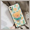 Cute quicksand Phone Case For Samsung Galaxy A02/M02/SM-A022F/A022M drift sand TPU Skin feel silicone Anti-dust Cartoon. 