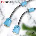 fjgear high quality,vga cable for 240hz computer/moniter and vga cable 3+4 male to male. 