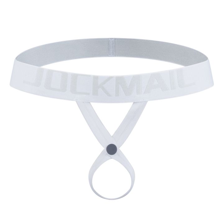 Cockstraps Men Jockstrap Panties Thongs G String Adjustable Mobile Buttons Ring Cockring Gay Underwear Thong Lingerie