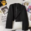 Classic Design Suit Coat Formal Business Style Women's Suit Coat Slim Fit Solid Color Cardigan Jacket for Ol Commute Women Suit Jacket. 