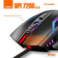 Moxom - MX-MS12 USB Sniper Gaming mouse 8 Keys Optical 7D RGB fashion LED Lighting Backlight Black 1.5m DPI 7200 Fabric Cable Ryzen Asus Republic of Gamers. 