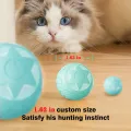 1PC 2 Modes Adjustable Interactive Cat Toy Ball,Automatic 360° Self-Rotating Rolling Ball,Rechargeable Dog Cat Pet Toy Ball with 7 Color LED Light (Diameter:41mm). 