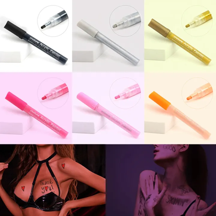 1%20Pcs%20Art%20Body%20Painting%20Soft%20Graffiti%20Washable%20Markers%20Tattoo%20Writing%20Toy%20Diy%20Tattoo%20Pencils%20Makeup%20Pen%20-%20Image%202