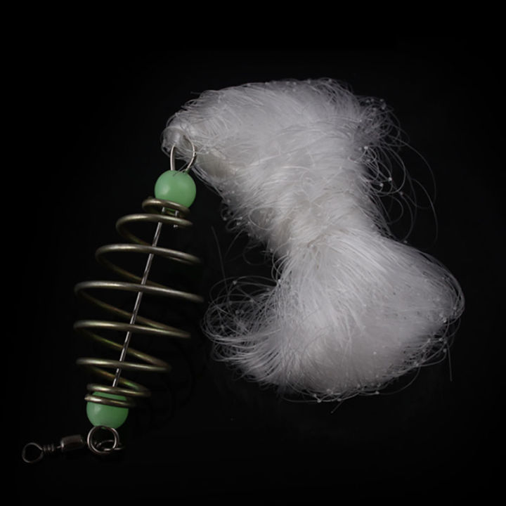 Multi Size Fishing Net Trap Mesh Luminous Netting Fishnet Tackle Design Copper Spring Shoal Cast Gill Nets For Fishing Traps