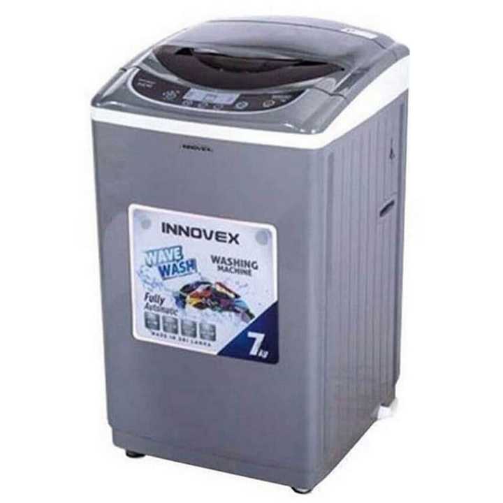 Innovex washing machine Steel tub 7KG Washing Machine - Gray With 5 years Damro Warranty