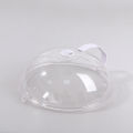 Professional Microwave Food Anti-Sputtering Cover With Handle Heat Resistant Lid Fugar. 