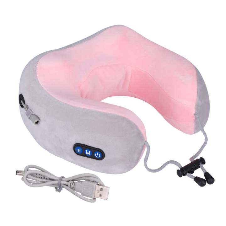 USB%20RECHARGEABLE%20Vibration%20U%20Shaped%20Massage%20Multifunctional%20Usmp%20Pillow%20Foam%20Neck%20Healthcare%20Pain%20Relief%20Muscle%20Relaxation%20Travel%20Massager%20for%20Train%20Trip%20Home%20Office%20Use%20-%20Image%202