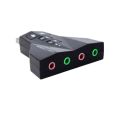 USB Sound Card Adapter External Virtual 7.1 Channel 3D Sound Card. 