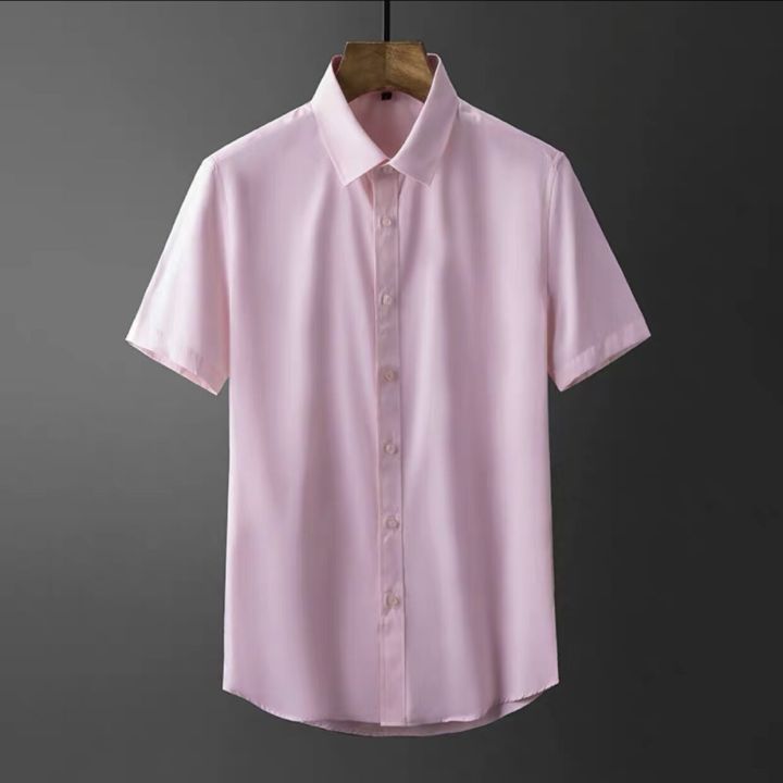 2023New%20Solid%20Color%20Long%20Sleeve%20White%20Shirt%20Boys%20Students%20Korean%20Style%20Trendy%20Handsome%20Bottoming%20Shirt%20Top%20Clothes%20Men's%20Clothing%20-%20Image%205