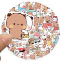 240 pcs Bubududu Stickers Lovely Cute Bubu Dudu Bear Couple Stickers for Laptop Scrapbook Journal Kids Girls Boys Stickers. 