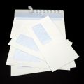 【SmartHorizon】50pcs Security Envelopes with Window Confidential Seal Skyline Envelope for Postcard Letter Greeting Card School Office Supplies. 