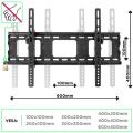 TV Bracket Medium Strong 26" - 55" LED LCD Plasma Wall Mount 30kg(60lbs) For Home Office Workshop Any Place Mount. 