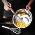 Egg Beater Stainless Steel Egg Beaters Hand Whisk Mixer Stirring Tool Egg Cream Mixer Stirrer Sauce Beater Best. 