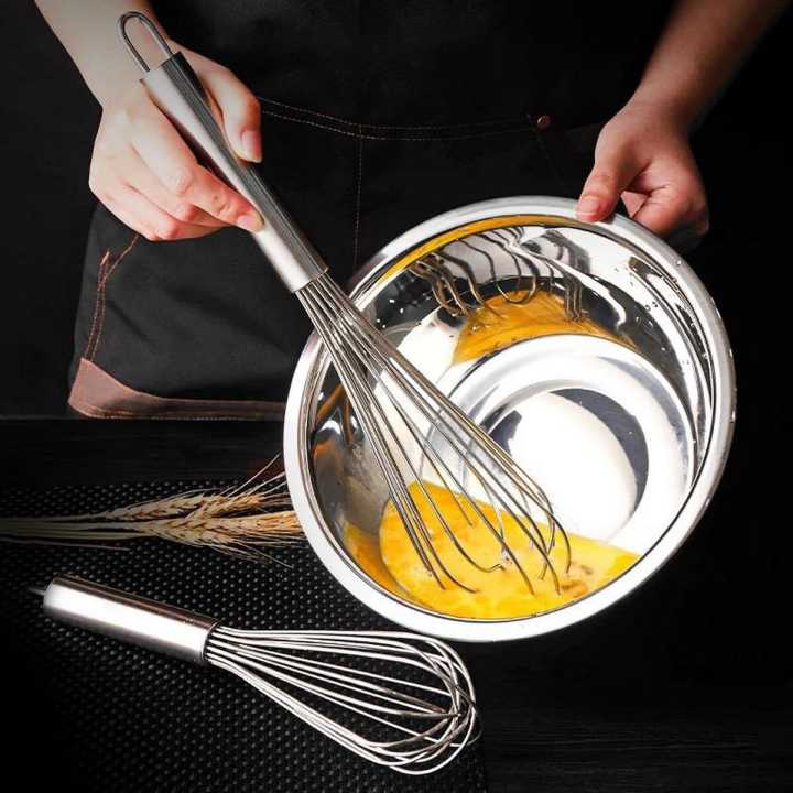 Egg Beater Stainless Steel Egg Beaters Hand Whisk Mixer Stirring Tool Egg Cream Mixer Stirrer Sauce Beater Best