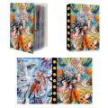 【New and Improved】 240pcs Card Album Book Naruto Dragon Ball Goku Vegeta ONE PIECE Luffy Zoro Map Letter Holder Binder Card Notebook Collection.