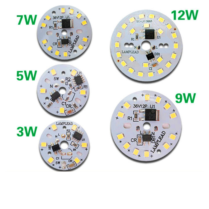 【GlobalTrendz】Driver Integrated LED Chip SMD 5730 For Bulb 220V 240V Input Directly With Smart IC PCB DIY 3W 5W 7W 9w Downlight Spotlight