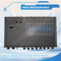 7 Band Car Equalizer Audio EQ Tuning Crossover Amplifier Parametric Car Preamplifier Audio Equalizer +-12dB. 
