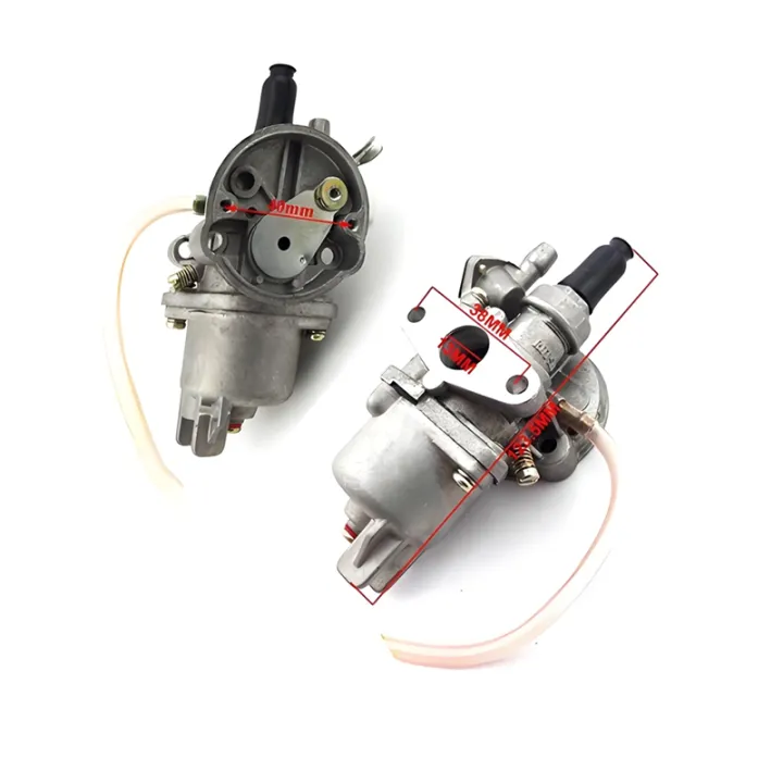 Kids Atv Quad Mini Moto 42MM Air Filter+ Carburetor Kit for 2 Stroke ...