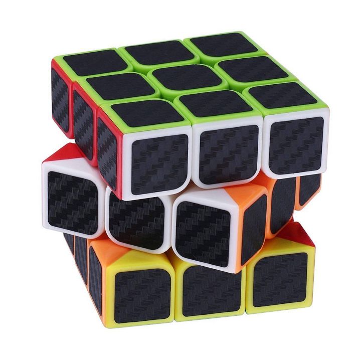 3x3x3%20Carbon%20Fiber%20Sticker%20Rubik%20Cube%20-%203%20by%203%20Smooth%20Rubik%20Magic%20Cube%20by%20ZinZen%20-%20Image%204