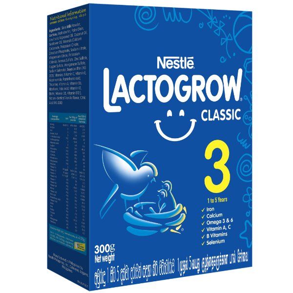 Lactogrow 3 Classic (1 To 5 Years) 300G